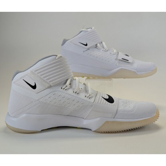 Nike Zoom‎ Force Savage Turf Pro Men Size 13.5 Football Cleats AQ8130-100 Amazon.com | Nike Force Savage Turf Mid Pro AQ8130-100 White  main image 3
